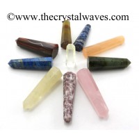 Mix Gemstone 3"+ Pencil 6 to 8 Facets
